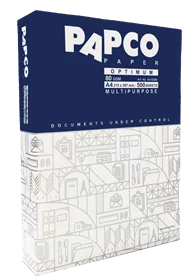 کاغذ A4 پاپکو مدل اپتیمم 80 گرمی بسته 500 تایی